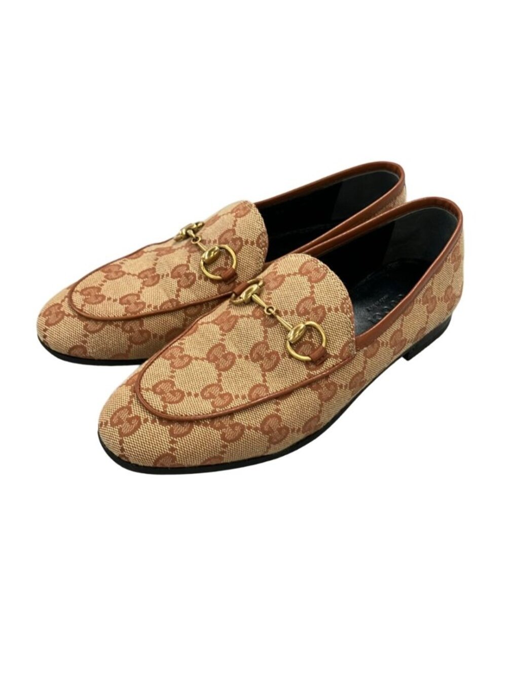 Gucci Horsebit Loafers GG Canvas Jordaan